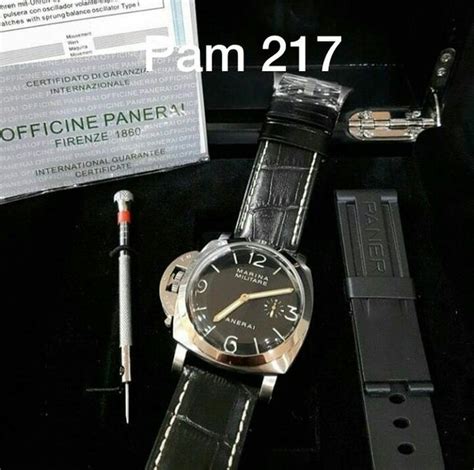 Jual jam tangan panerai pam 217 militare super clone swiss eta 